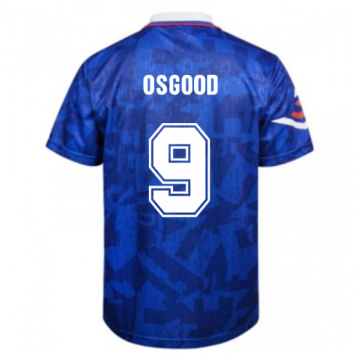 Score Draw Chelsea 1992 Retro Football Shirt (OSGOOD 9)