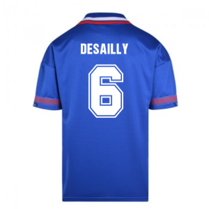 Score Draw Chelsea 1994 Retro Football Shirt (DESAILLY 6)