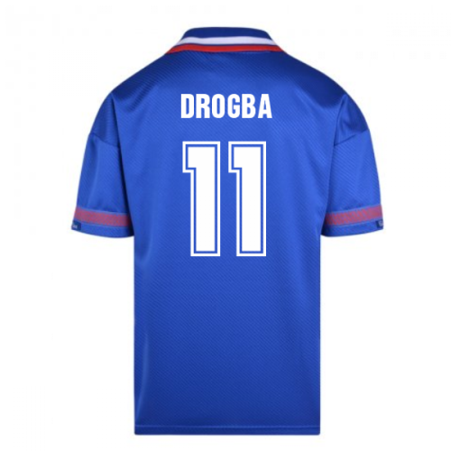 Score Draw Chelsea 1994 Retro Football Shirt (DROGBA 11)