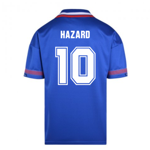 Score Draw Chelsea 1994 Retro Football Shirt (HAZARD 10)