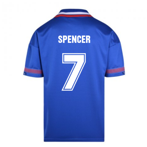 Score Draw Chelsea 1994 Retro Football Shirt (Spencer 7)