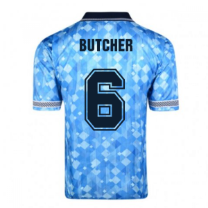 Score Draw England 1990 Third World Cup Finals Retro Football Shirt (Butcher 6) Score Draw England 1990 Third World Cup Finals Retro Football Shirt (Butcher 6)