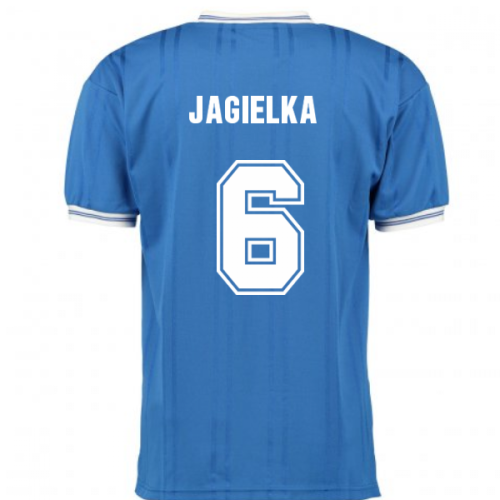 Score Draw Everton 1985 ECWC Final Home Shirt (JAGIELKA 6)