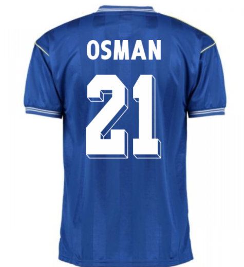 Score Draw Everton 1986 Home Shirt (OSMAN 21)