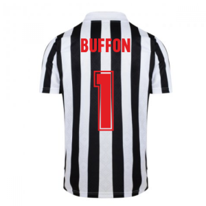 Score Draw Juventus 1984 Retro Football Shirt (BUFFON 1)