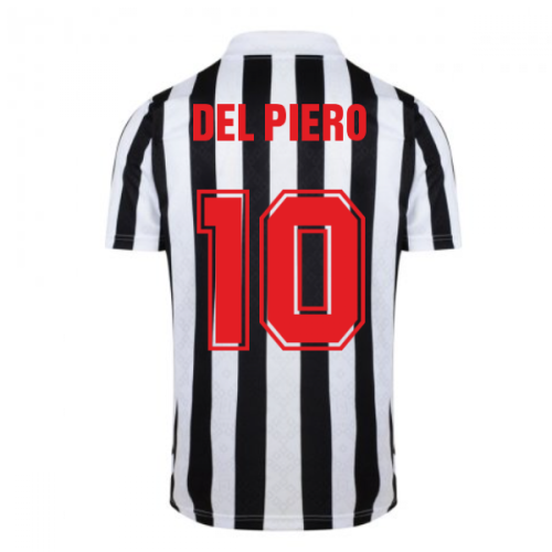 Score Draw Juventus 1984 Retro Football Shirt (DEL PIERO 10)