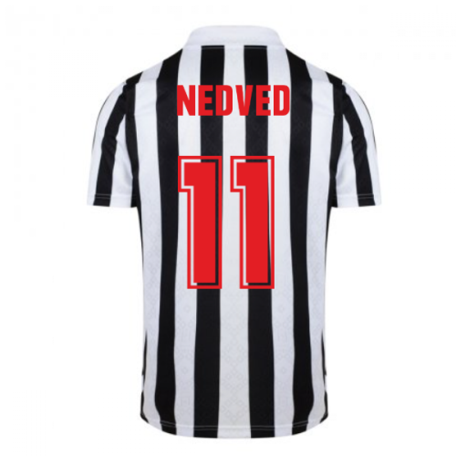 Score Draw Juventus 1984 Retro Football Shirt (NEDVED 11)