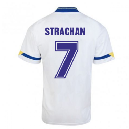 Score Draw Leeds United 1992 Home Shirt (STRACHAN 7)