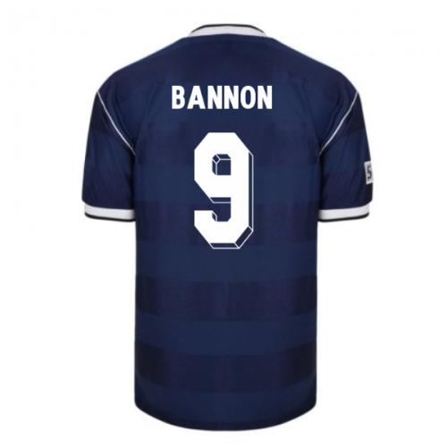 Score Draw Scotland 1986 Retro Football Shirt (Bannon 9)