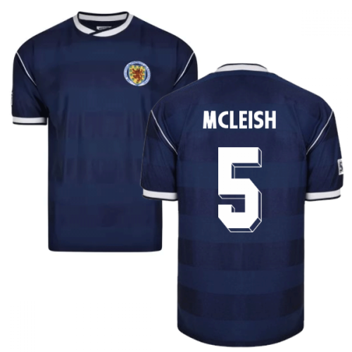 Score Draw Scotland 1986 Retro Football Shirt (McLeish 5)