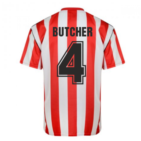 Score Draw Sunderland 1990 Retro Football Shirt (Butcher 4)