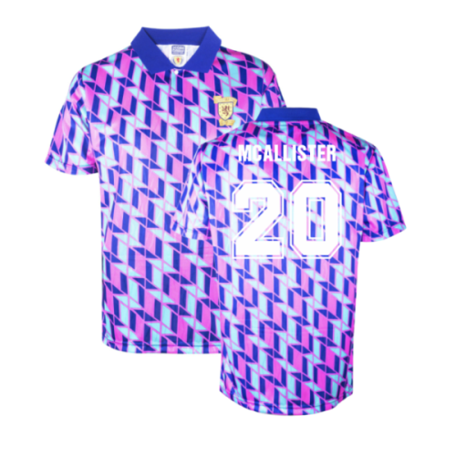 Scotland 1990 Fourth Retro Shirt (MCALLISTER 20)