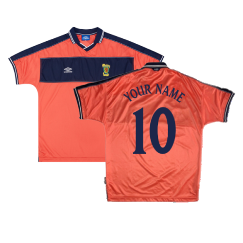 Scotland 1999-00 Away Shirt ((Excellent) XL) (Your Name)