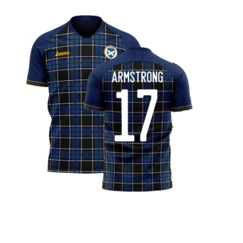 Scotland 2024-2025 Home Concept Football Kit (Libero) (Armstrong 17)