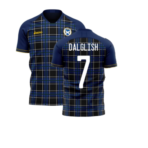 Scotland 2024-2025 Home Concept Football Kit (Libero) (DALGLISH 7)