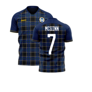 Scotland 2025-2026 Home Concept Football Kit (Libero) (McGinn 7)