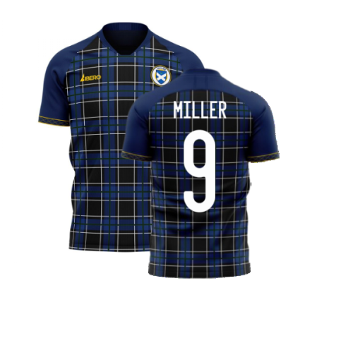 Scotland 2024-2025 Home Concept Football Kit (Libero) (Miller 9)