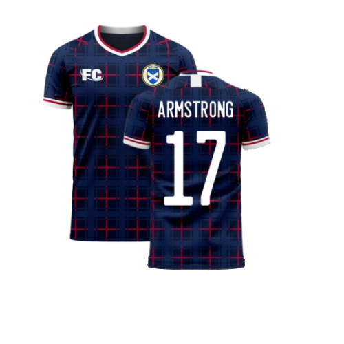 Scotland 2020-2021 Home Concept Shirt (Fans Culture) (Armstrong 17)