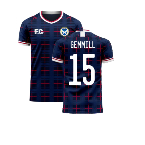 Scotland 2020-2021 Home Concept Shirt (Fans Culture) (Gemmill 15)