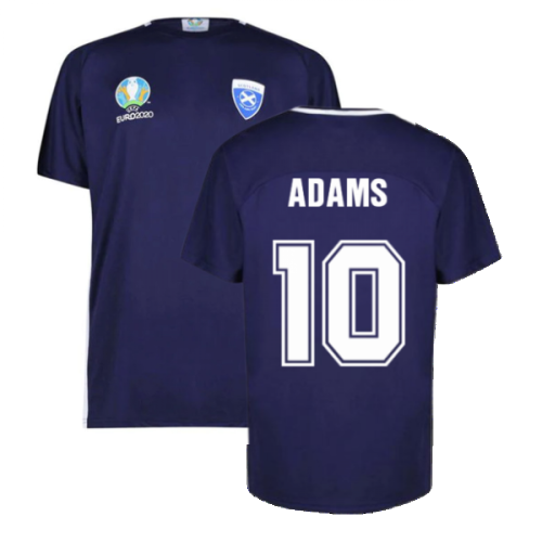 Scotland 2021 Polyester T-Shirt (Navy) (Adams 10)