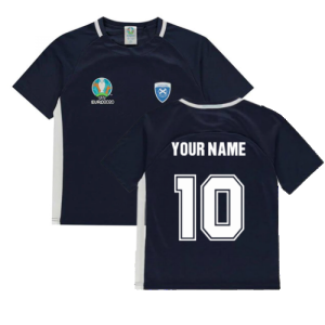 Scotland 2021 Polyester T-Shirt (Navy) - Kids