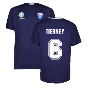 Scotland 2021 Polyester T-Shirt (Navy) (Tierney 6)