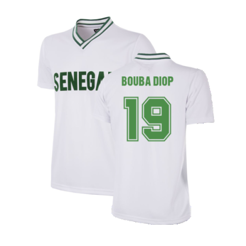 Senegal 2000 Retro Football Shirt (BOUBA DIOP 19)