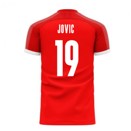 Serbia 2024-2025 Home Concept Football Kit (Libero) (JOVIC 19)