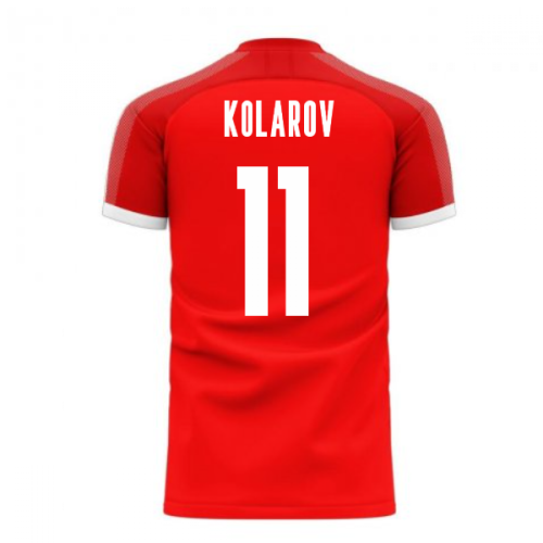 Serbia 2024-2025 Home Concept Football Kit (Libero) (KOLAROV 11)