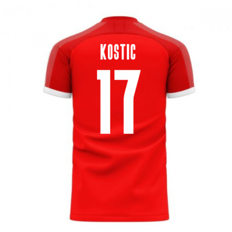 Serbia 2024-2025 Home Concept Football Kit (Libero) (KOSTIC 17)