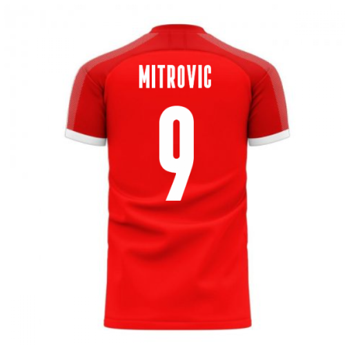 Serbia 2024-2025 Home Concept Football Kit (Libero) (MITROVIC 9)