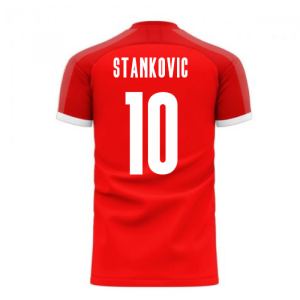 Serbia 2025-2026 Home Concept Football Kit (Libero) (STANKOVIC 10) Serbia 2025-2026 Home Concept Football Kit (Libero) (STANKOVIC 10)