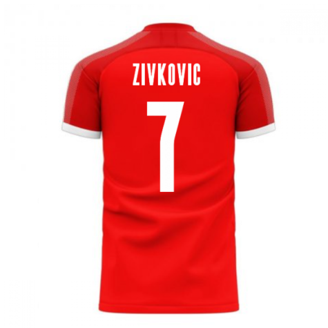 Serbia 2024-2025 Home Concept Football Kit (Libero) (ZIVKOVIC 7)