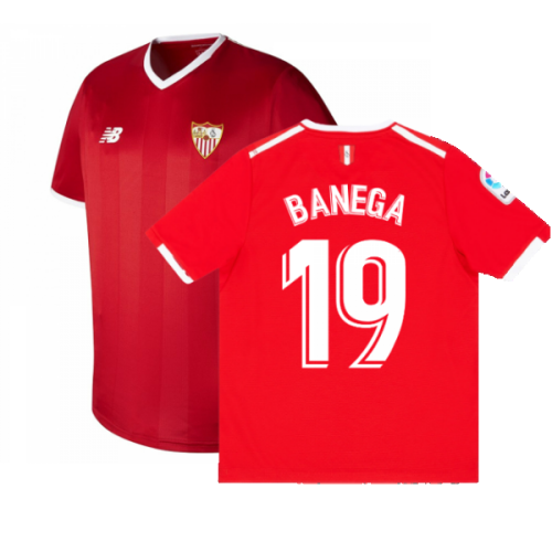 Sevilla 2017-18 Away Shirt ((Excellent) L) (Banega 19)