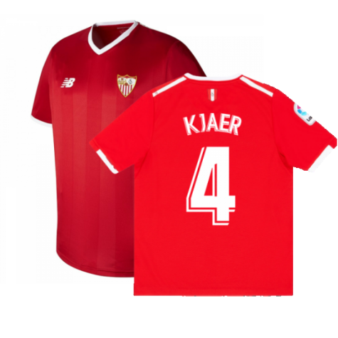 Sevilla 2017-18 Away Shirt ((Excellent) L) (KJAER 4)