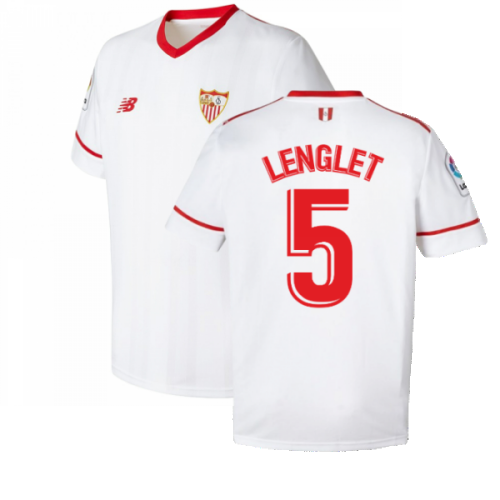 Sevilla 2017-18 Home Shirt ((Excellent) L) (Lenglet 5)