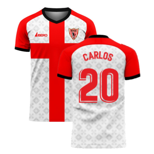 Seville 2024-2025 Home Concept Football Kit (Libero) (CARLOS 20)