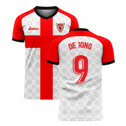 Seville 2024-2025 Home Concept Football Kit (Libero) (DE JONG 9)