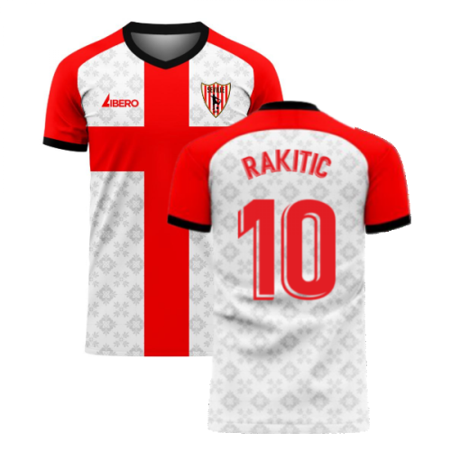 Seville 2024-2025 Home Concept Football Kit (Libero) (RAKITIC 10)