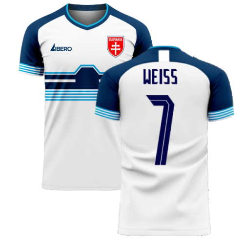 Slovakia 2024-2025 Home Concept Football Kit (Libero) (WEISS 7)