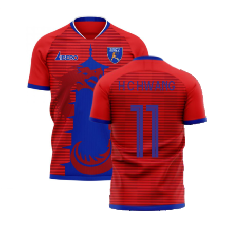 South Korea 2024-2025 Home Concept Football Kit (Libero) (H C HWANG 11)