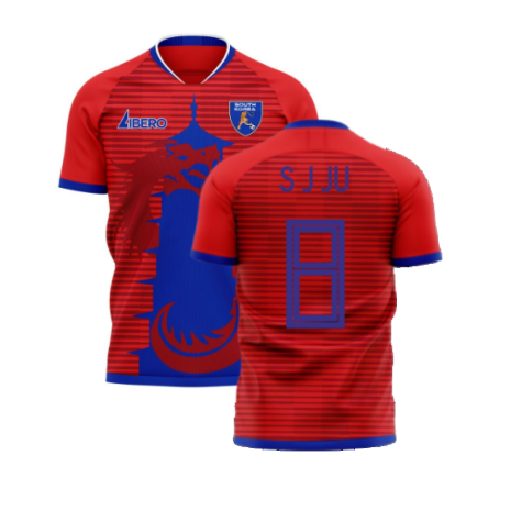 South Korea 2024-2025 Home Concept Football Kit (Libero) (S J JU 8)