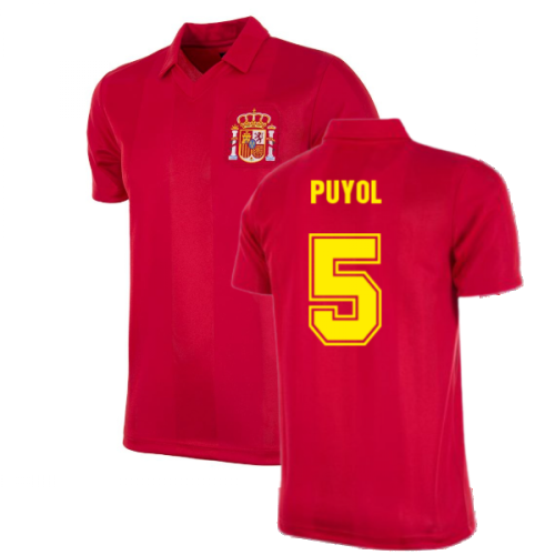 Spain 1984 Retro Football Shirt (PUYOL 5)