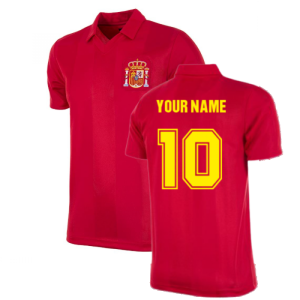 Spain 1984 Retro Football Shirt