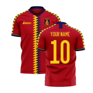 Spain 2024-2025 Home Concept Football Kit (Libero)