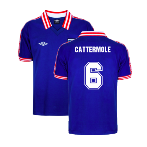 Sunderland 1978 Away Umbro Retro Football Shirt (Cattermole 6)