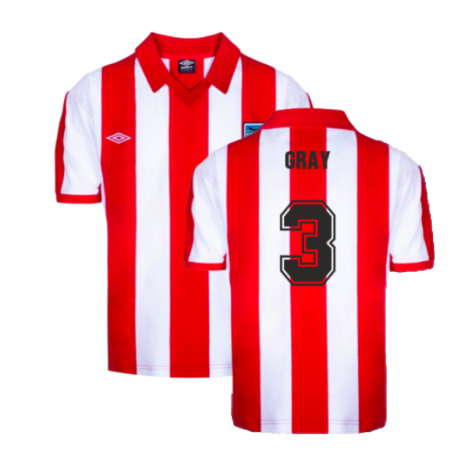 Sunderland 1978 Umbro Retro Football Shirt (Gray 3)