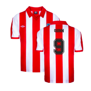 Sunderland 1978 Umbro Retro Football Shirt (Quinn 9)