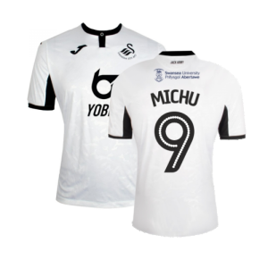 Swansea City 2019-20 Home Shirt ((Good) M) (Michu 9)