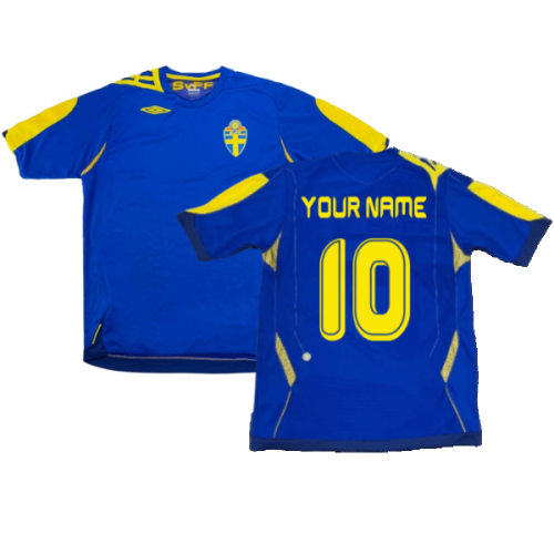 Sweden 2006-08 Away (S) (Excellent) (Your Name)